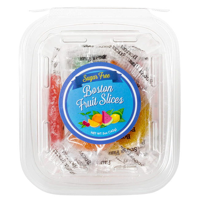 Boston Sugar Free Fruit Slices 5oz tub 16ct