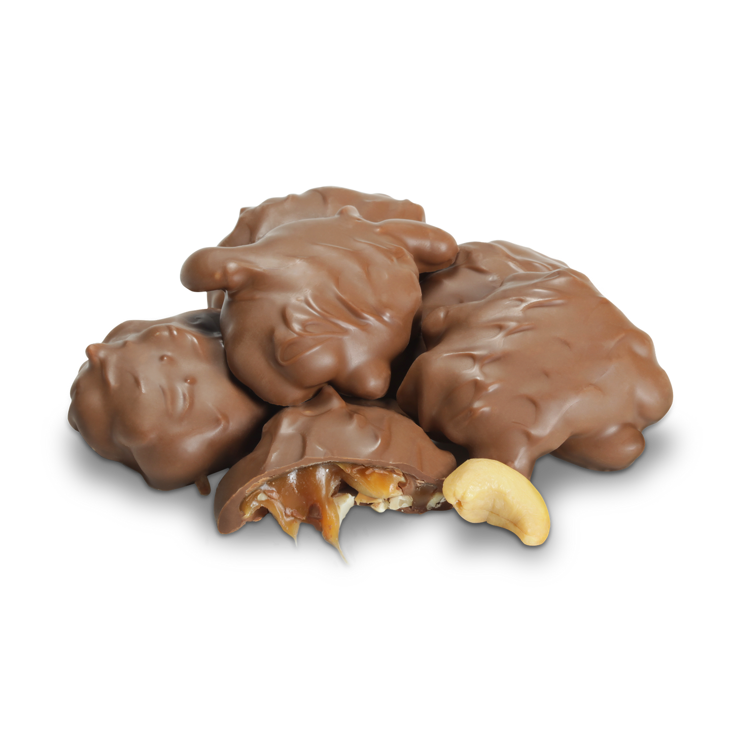 Albanese Milk Chocolate Cashew Caramel Patties 10lb Case