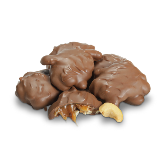 Albanese Milk Chocolate Cashew Caramel Patties 10lb Case