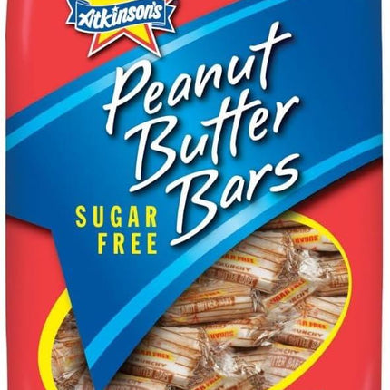 Atkinson Peg Bag Peanut Butter Bars Sugar Free 3.75oz 12ct