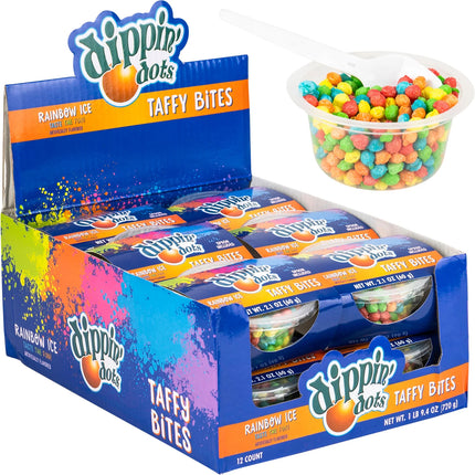 Kokos Dippin Dots Taffy Bites 2.1oz 12ct