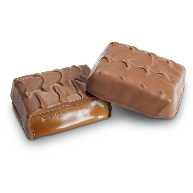 Albanese Milk Chocolate Giant Caramels 10lb Case