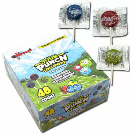 Adams & Brooks Sour Punch Pops 48ct box