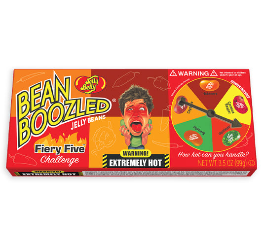 Jelly Belly Bean Boozled Fiery Five Gift Box 3.5oz 12ct