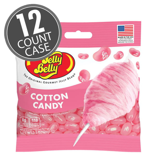 Jelly Belly Cotton Candy 3.5oz bags 12ct case