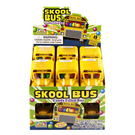 Kidsmania Skool School Bus 12ct