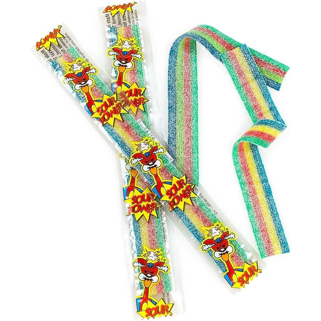 (discontinued by vendor) Dorval Quattro Rainbow Sour Belts Wrapped 150ct