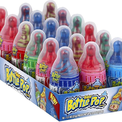 The Bazooka Company Baby Bottle Pops 18ct