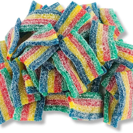 crEATables Sour Snagx 4 Flavor Mini Rainbow Belts 6.6lb bag