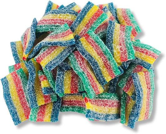 crEATables Sour Snagx 4 Flavor Mini Rainbow Belts 6.6lb bag