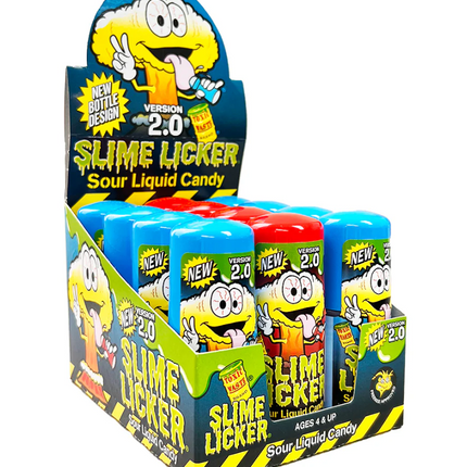 Toxic Waste Slime Lickers 2.0 Sour Rolling Liquid Candy 12ct