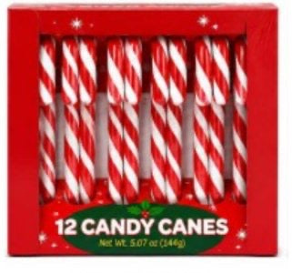 Laeta Food Candy Canes 12 count box
