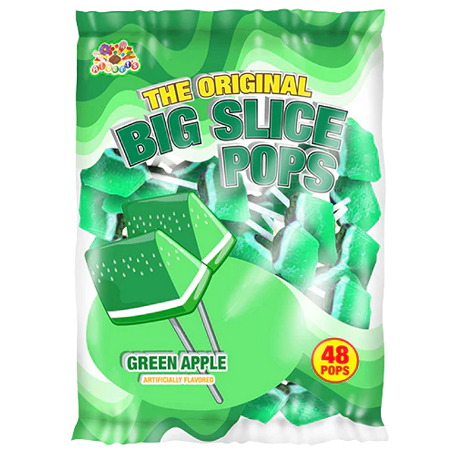 Alberts Big Slice Pop Apple 48ct