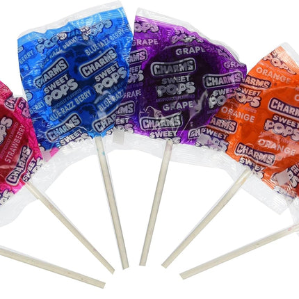 Charms Sweet Flat Pops 100Ct