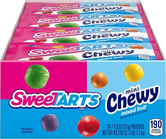 Wonka SweeTart Mini Chewy 1.8oz 24ct