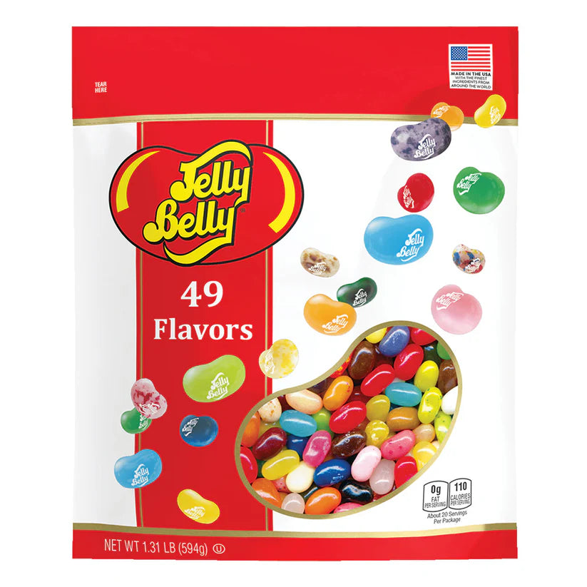 Jelly Belly Assorted Pouch 1.31lb Bag 6ct