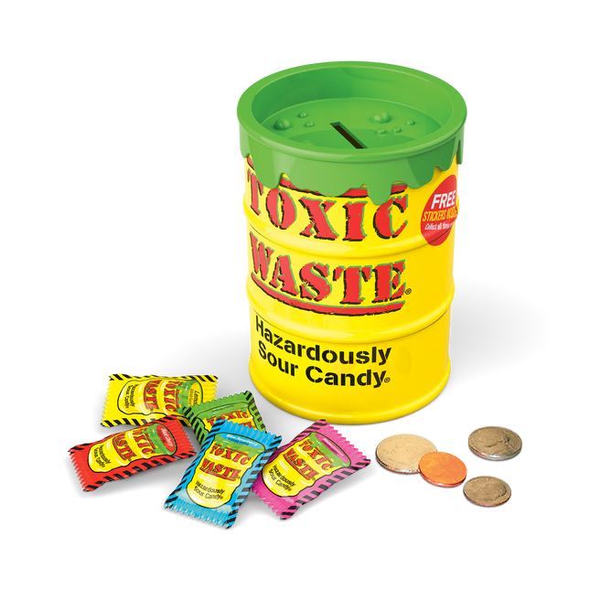 Toxic Waste Giant Bank 5.86oz 6ct (8 Inches Tall)