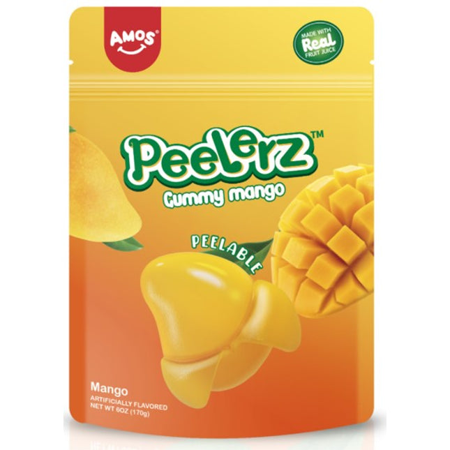 Amos Mango Gummy Peelerz 6oz 12ct