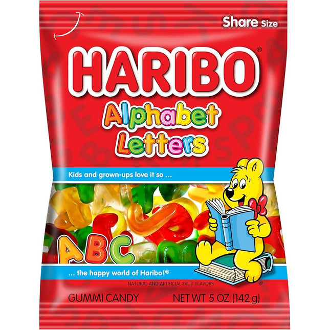 Haribo Alphabet Letters 5oz 12ct