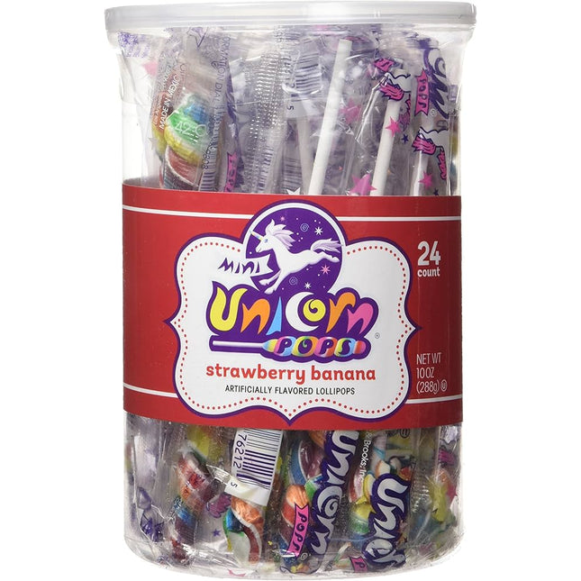 Adams & Brooks Mini Unicorn Pop Rainbow 24ct tub