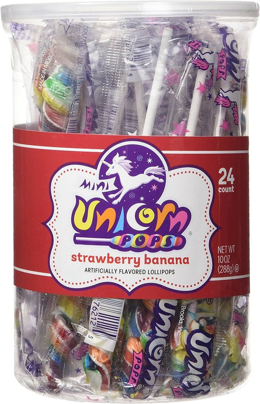 Adams & Brooks Mini Unicorn Pop Rainbow 24ct tub