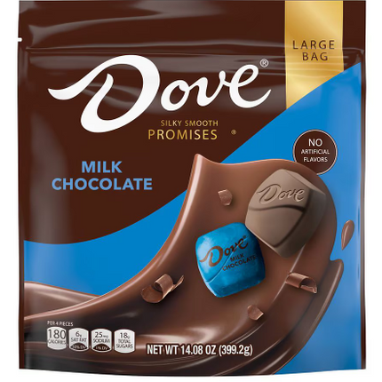 Mars 459465 Dove Milk Chocolate Promises 14.8oz 8ct