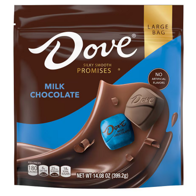 Mars 459465 Dove Milk Chocolate Promises 14.8oz  8ct Special Order