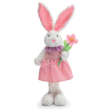 Standing Girl Bunny with Flower in Hand 1PC