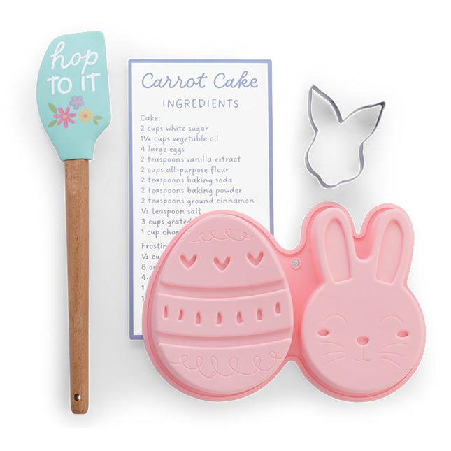 Easter Silicone & Cookie Cutter Bake Set