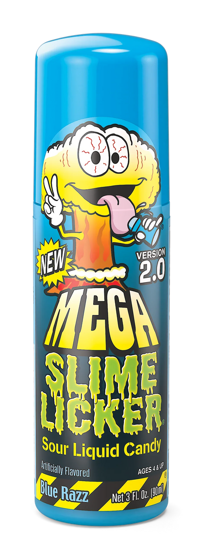 Toxic Waste Mega Slime Lickers 2.0 Sour Rolling Liquid Candy 12ct