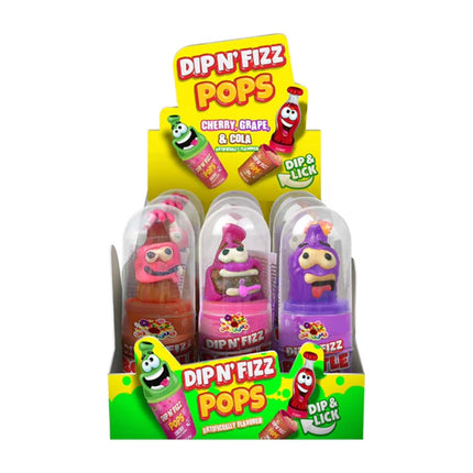 Alberts Dip N Fizz Bottle Pops 12ct