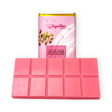 Large Pink Pistachio Filled Angel Hair Bar 5.8oz 10ct