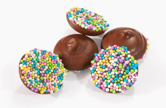 Asher Milk Nonpareils with Pastel Seeds 8lb