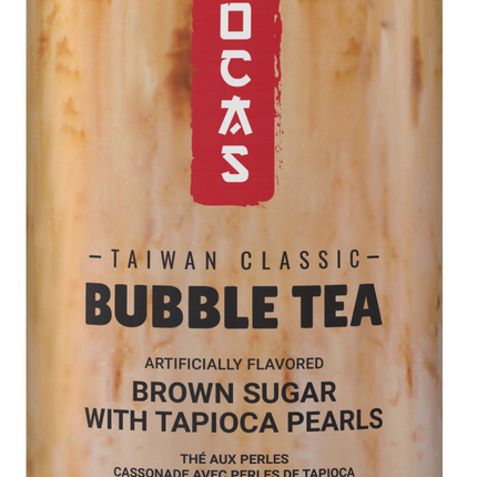 Pocas Bubble Tea Brown Sugar 16.5oz 24ct