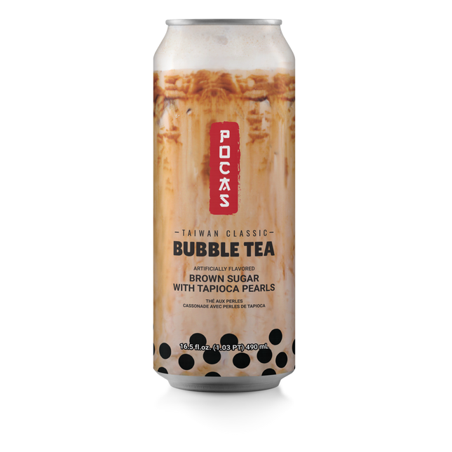 Pocas Bubble Tea Brown Sugar 16.5oz 24ct