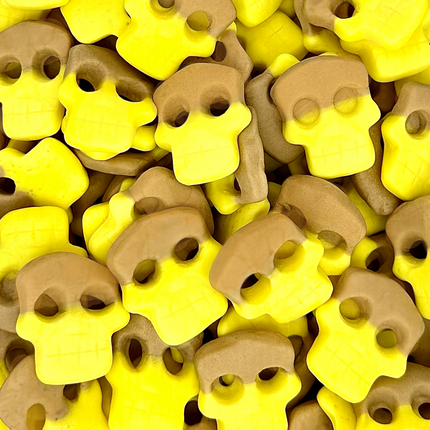 Swedish Style Sweet Banana Toffee Skulls 5lb tub