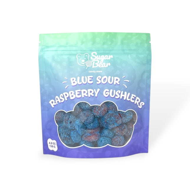 Sour Blue Raspberry Gushers 4.8oz Bag  10ct