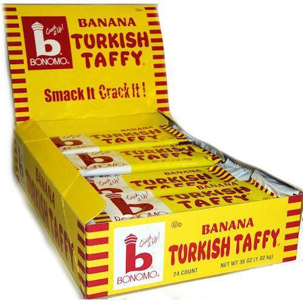 Bonomo Turkish Taffy Banana 1.5oz Bar 24ct
