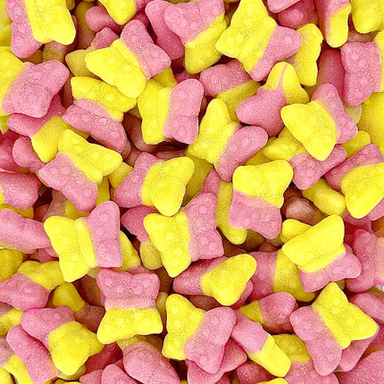 Swedish Style Sour Lemon Strawberry Butterflies 5lb tub
