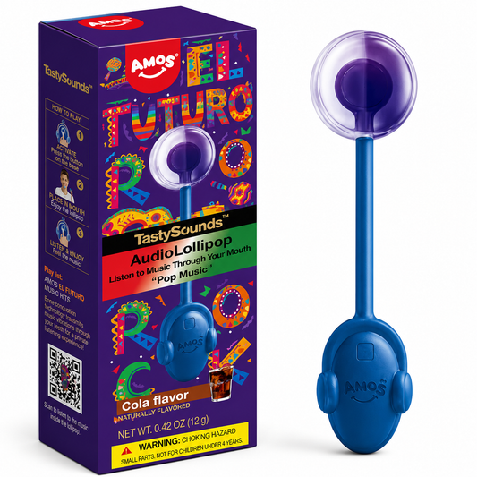 Amos Tastysounds El Futuro Audio Lollpop Cola 24ct