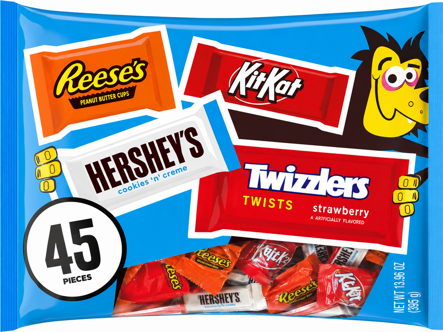 Hershey Halloween Chocolate Assortment 45pcs 10ct