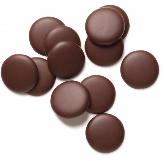 Guittard Sante 72% Cacao Dark Chocolate Wafers 25lb (BEST BY 3-22-26)