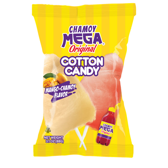 Taste of Nature Mega Chamoy Cotton Candy 3.1oz 12ct