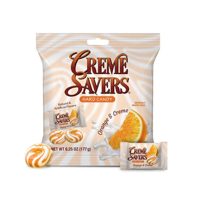 Creme Savers Bags Orange & Creme 6.25oz 12ct