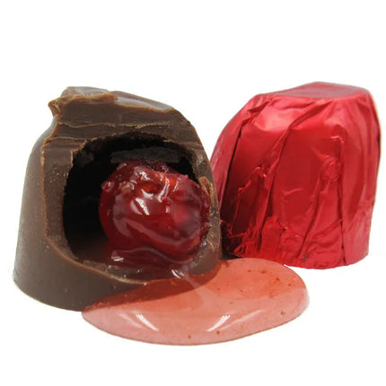 Asher Cordial Cherries Milk Chocolate Red Foil 6lbs