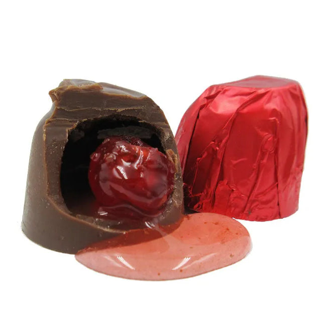 Asher Cordial Cherries Milk Chocolate Red Foil 6lbs
