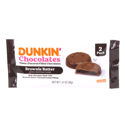 Frankford Dunkin Choc 2pk -Brownie Batter 1.41oz 28ct