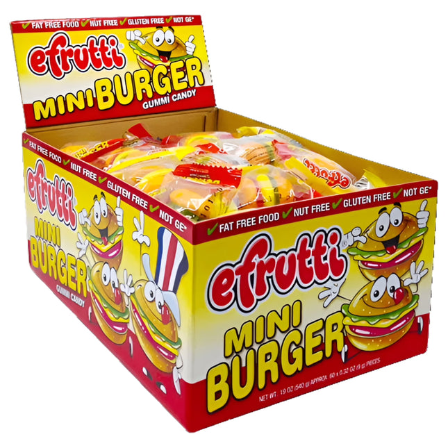 efrutti Gummy Burgers 60ct