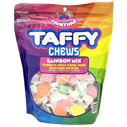 A&B Fairtime Taffy Rainbow Mix Standup Bag 11oz 12ct