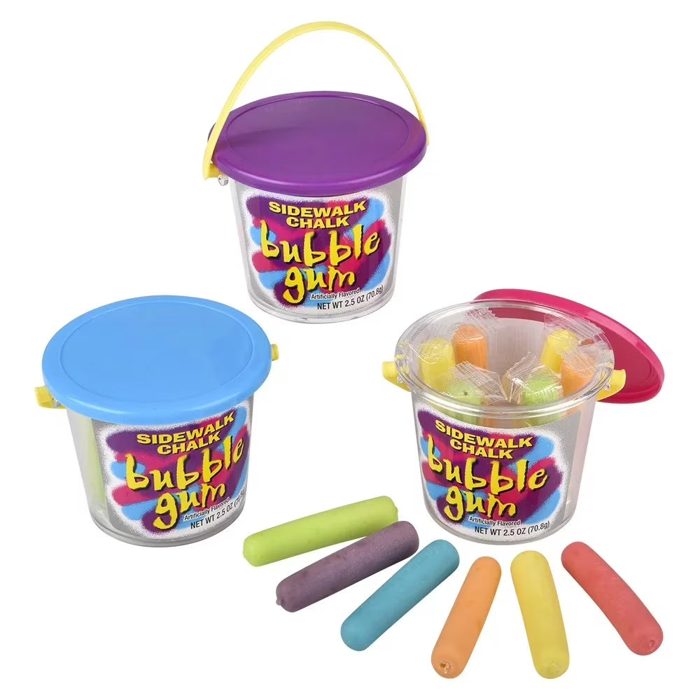 Foreign Sidewalk Chalk Bubble Gum 2.5oz 12ct